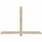Ekena Millwork Eugene Smooth Timber Gable Bracket, Douglas Fir, 60"W x 40"H x 1 1/2"D x 3 1/2"F, 16/12 Pitch GBW060X40X0204EUG00SDF - alternate 1